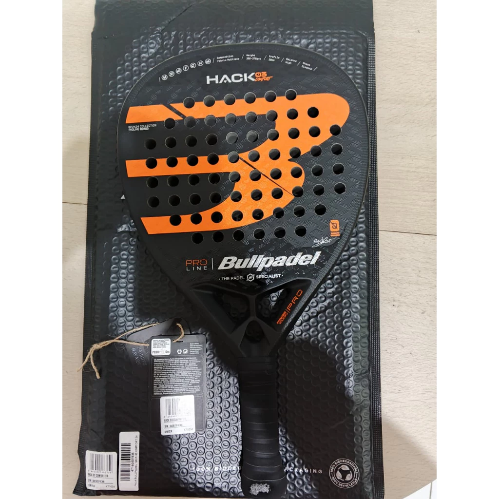 Raket Padel BULLPADEL Hack 03 Comfort 2024 Bekas